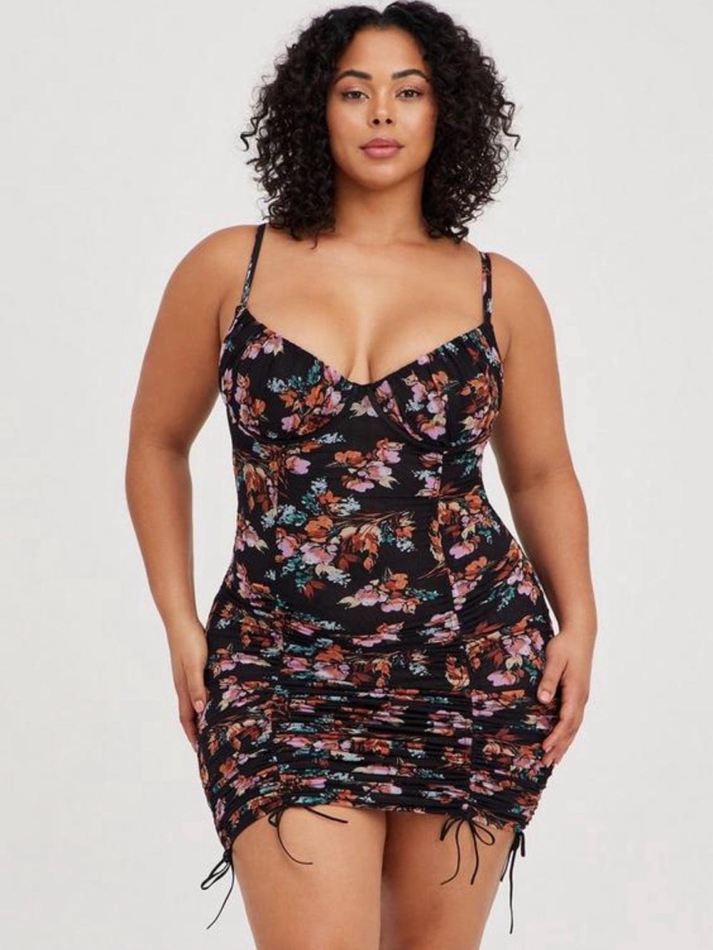 Torrid Ruched Mesh Chemise